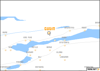 map of Gudin