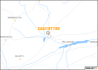 map of Gudiyāttam