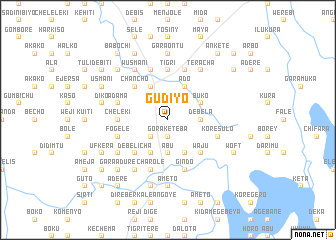 map of Gudīyo