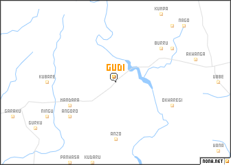 map of Gudi