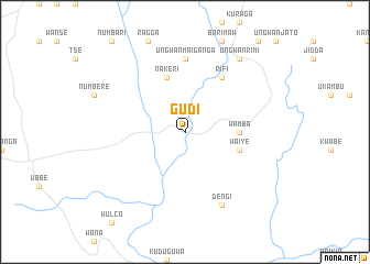 map of Gudi