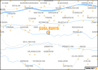 map of Gudlaukis