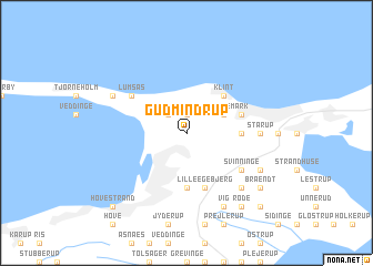 map of Gudmindrup