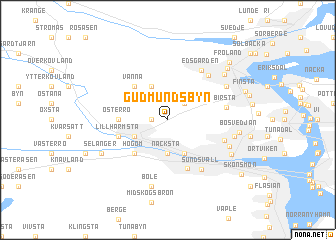 map of Gudmundsbyn