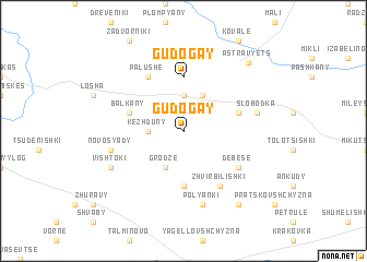 map of Gudogay