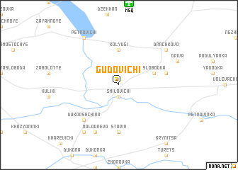 map of Gudovichi