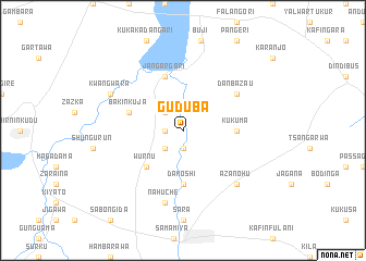 map of Guduba