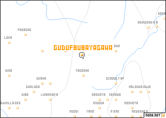 map of Guduf Bubaya Gawa