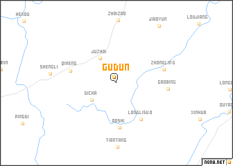 map of Gudun