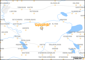 map of Gudupiai