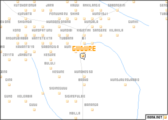 map of Gudure