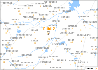 map of Gūdūr