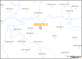 map of Güdüşlü