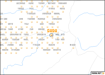 map of Gudu