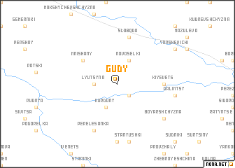 map of Gudy