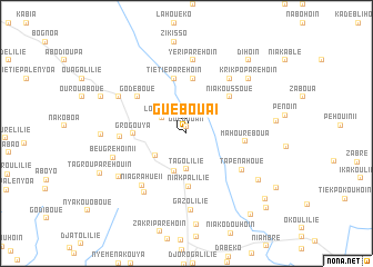 map of Guéboua I