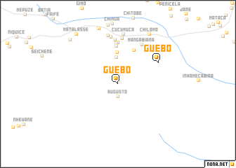 map of Guebo