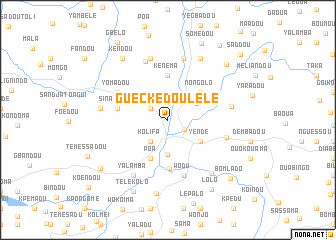 map of Guéckédou Lele