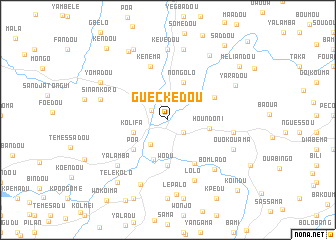 map of Guéckédou