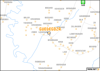 map of Guédégoza