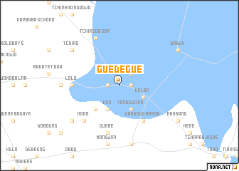 map of Guédégué