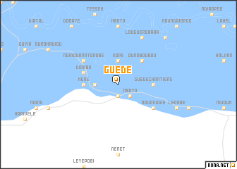 map of Guédé