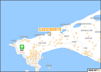 map of Guédiawaye