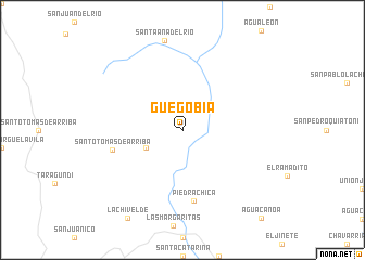 map of Guegobia