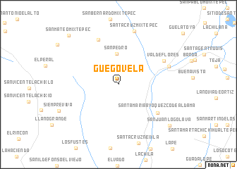 map of Guegovela