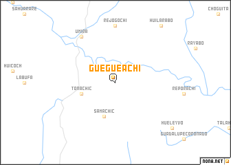 map of Guegueachi