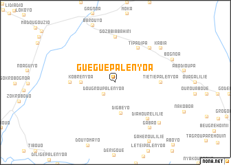 map of Guéguépalényoa