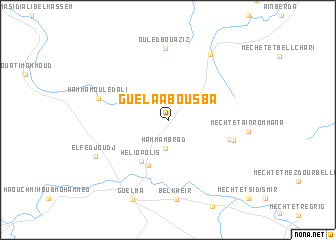 map of Guelaa Bou Sba