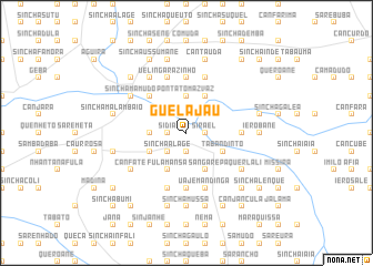 map of Guelajau