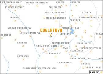 map of Guelatoya