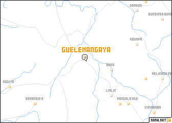 map of Guélémangaya