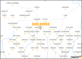 map of Guéléongo