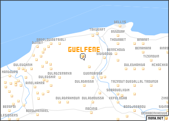 map of Guelfene