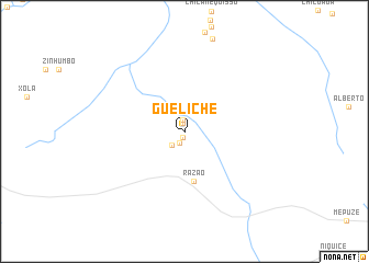 map of Gueliche