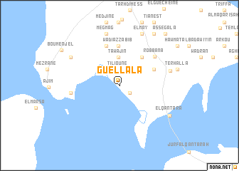 map of Guellala