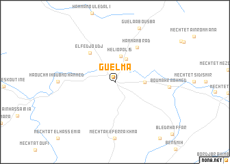 map of Guelma