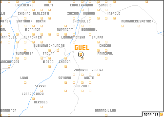 map of Güel