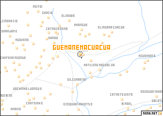 map of Guemane Macuácua