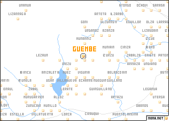 map of Guembe