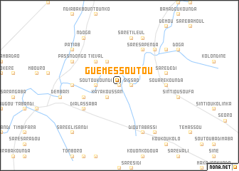 map of Guemessoutou