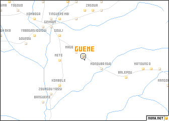 map of Guémé