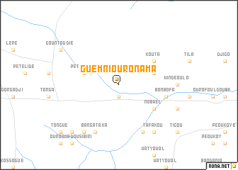 map of Guèmni Ouro Nama