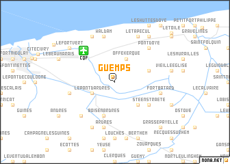 map of Guemps