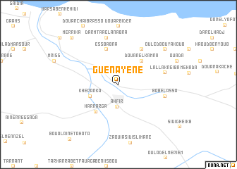 map of Guenâyene