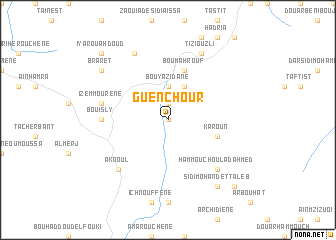 map of Guenchour