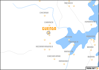 map of Guenda